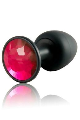 Анальна пробка Dorcel Geisha Plug Ruby з кулькою всередині, створює вібрації, макс. діаметр 3,2см M