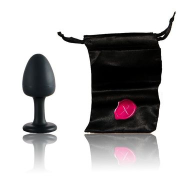 Анальна пробка Dorcel Geisha Plug Ruby з кулькою всередині, створює вібрації, макс. діаметр 3,2см M