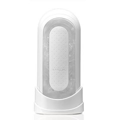 Мастурбатор Tenga Flip Zero White, изменяемая интенсивность стимуляции, раскладной