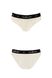 Трусики з широкою гумкою і мереживом Passion PS001 PANTIES ecru, size L