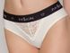 Трусики с широкой резинкой и кружевом Passion PS001 PANTIES ecru, size L