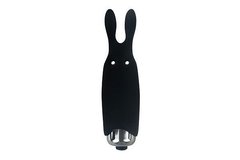 Вибропуля Adrien Lastic Pocket Vibe Rabbit Black со стимулирующими ушками