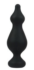 Анальная пробка Adrien Lastic Amuse Big Black (L) с двумя переходами, макс. диаметр 4,4см