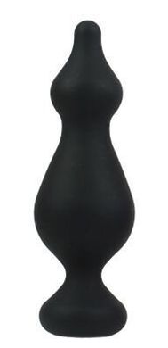 Анальна пробка Adrien Lastic Amuse Big Black (L) з двома переходами, макс. діаметр 4,4 см