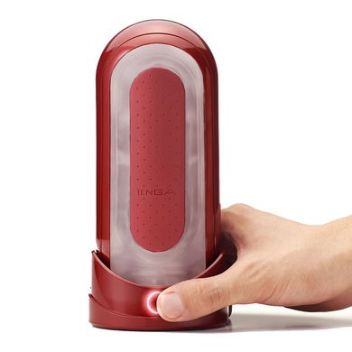 Мастурбатор із нагрівачем Tenga Flip Zero Red + Flip Warming Set