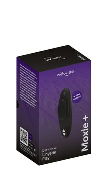 Смарт-вібратор у трусики We-Vibe Moxie+ Satin Black, оновлений пульт ДК