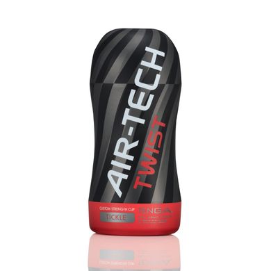 Мастурбатор Tenga Air-Tech TWIST Tickle Red с изменяемой тугостью обхвата, эффект глубокого минета