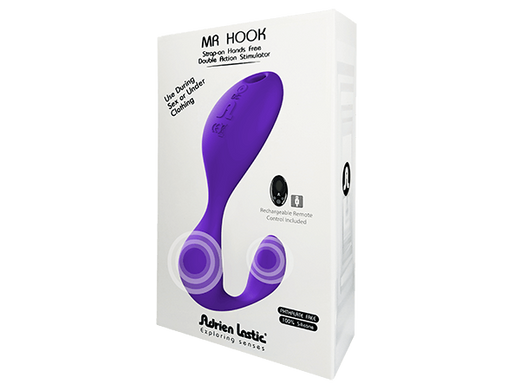 Вибратор под одежду Adrien Lastic Mr.Hook с пультом LRS