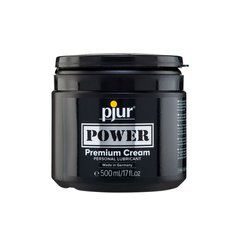 Густий лубрикант для фістингу та анального сексу pjur POWER Premium Cream 500 мл на гібридній основі