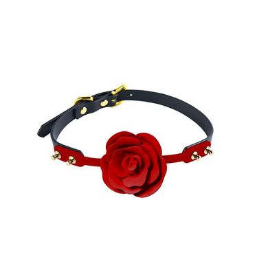 Розкішний кляп у вигляді троянди Zalo - Rose Ball Gag, подвійне використання