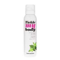 Массажная пена Love To Love TICKLE MY BODY Fresh Mint (150 мл) увлажняющая