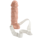 Фалопротез Doc Johnson Strappy Penis-Hard On Cock 7 inch, зовн. діам. 4,7 см, внутр. діам. 3,9 см