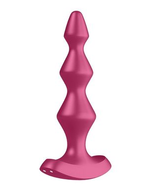 Анальный стимулятор-бусины с двумя моторами Satisfyer Lolli-Plug 1 (Berry)