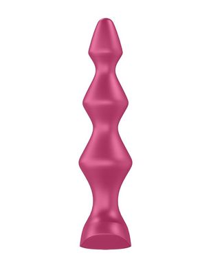 Анальный стимулятор-бусины с двумя моторами Satisfyer Lolli-Plug 1 (Berry)