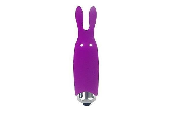 Вібропуля Adrien Lastic Pocket Vibe Rabbit Purple зі стимулюючими вушками