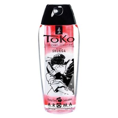 Лубрикант на водной основе Shunga Toko AROMA - Blazing Сherry (165 мл), не содержит сахара