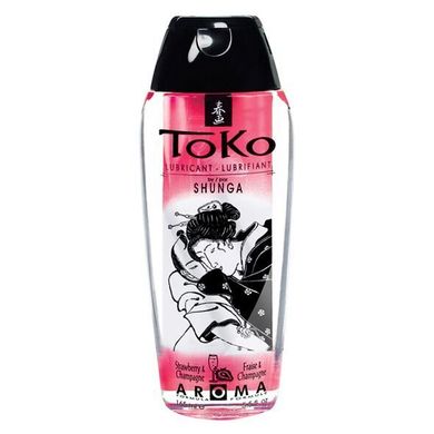 Лубрикант на водній основі Shunga Toko AROMA - Sparkling Strawberry Wine (165 мл), не містить цукру