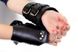 Манжеты для подвеса за руки Kinky Hand Cuffs For Suspension из натуральной кожи, цвет черный