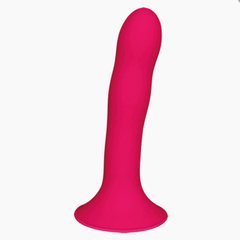 Дилдо з присоскою Adrien Lastic Hitsens 4 Pink, відмінно для страпона, діаметр 3,7 см, довжина 17,8