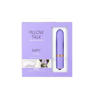 Роскошный вибратор PILLOW TALK - Special Edition Flirty Purple с кристаллом Сваровски