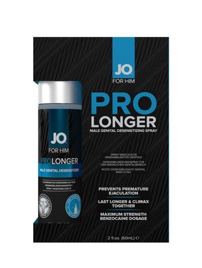 Пролонгирующий спрей System JO Prolonger Spray with Benzocaine (60 мл) не содержит минеральных масел